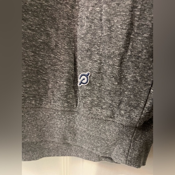 Peloton Cotton Grey with blue Peloton spell out Men's Sweatshirt Size MED EUC - Picture 5 of 5